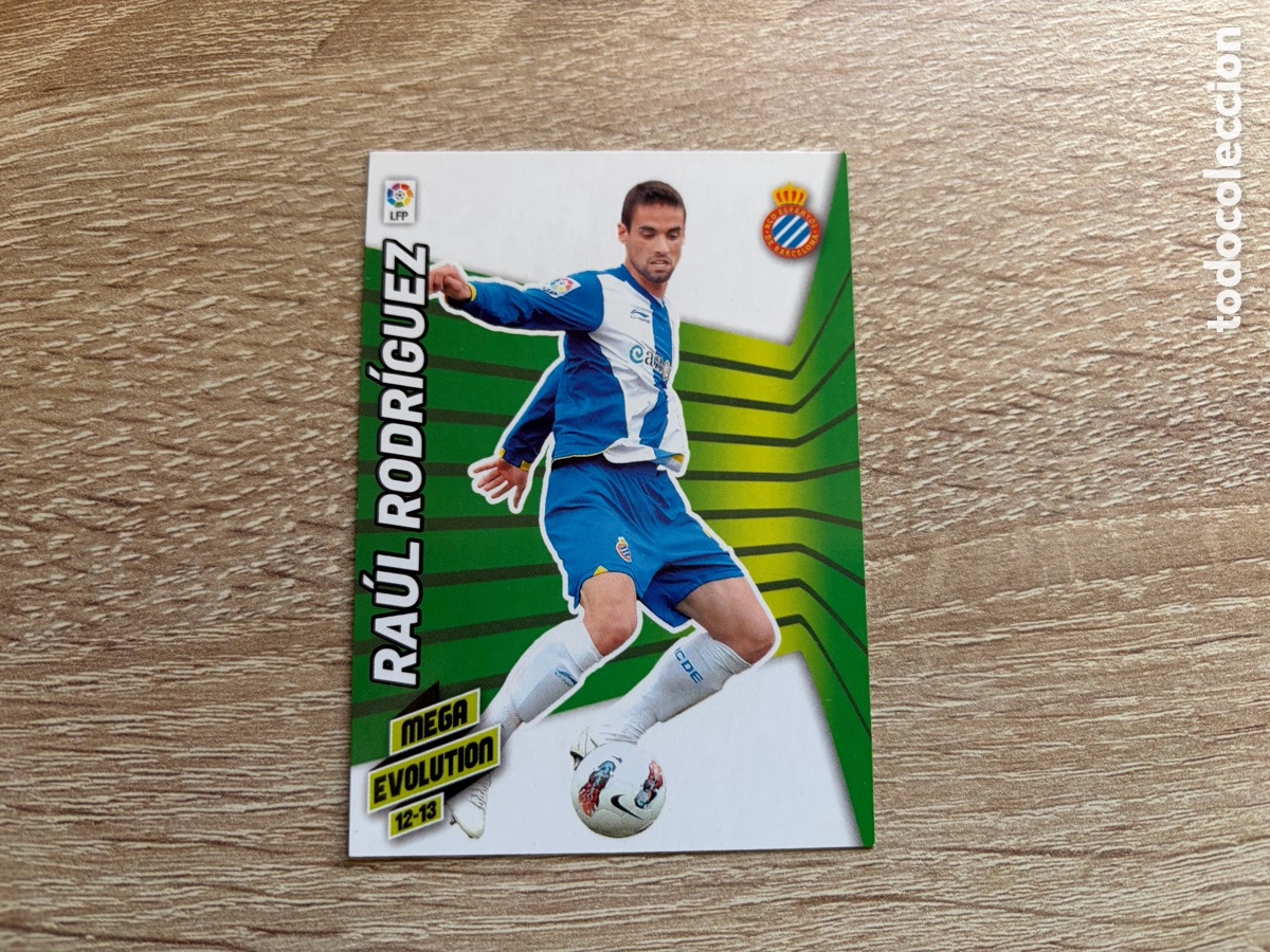 Cromos de f&uacute;tbol: 404 RA&Uacute;L RODR&Iacute;GUEZ MEGA EVOLUTION RCD ESPANYOL PANINI MEGACRACKS MGK 2012 2013 12 13