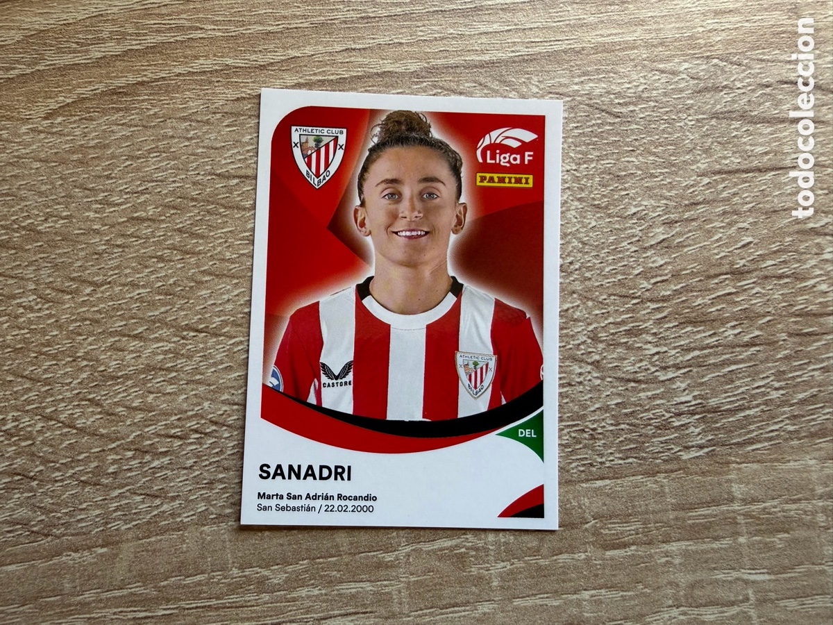 Cromos de f&uacute;tbol: SANADRI ATHLETIC CLUB LIGA F PANINI 2024 2025 24 25