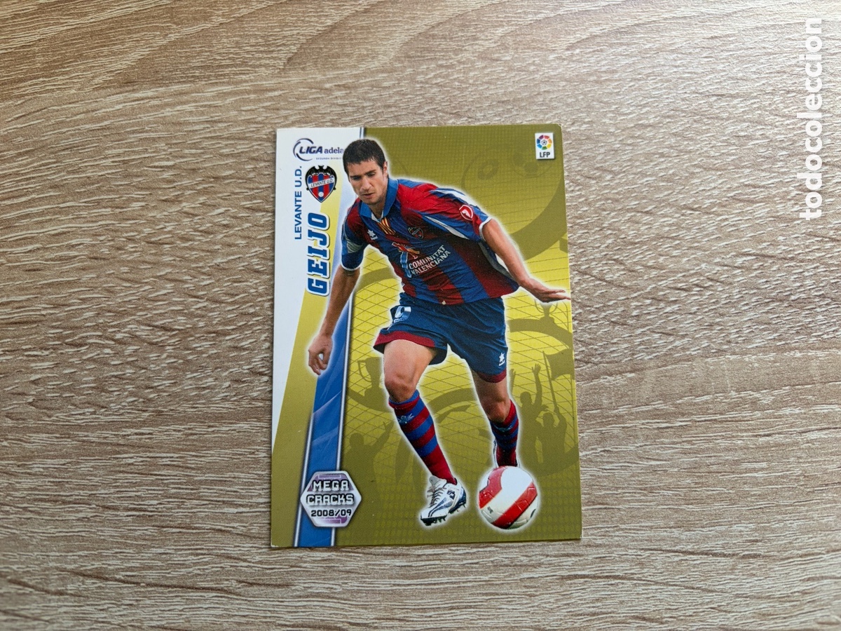 Cromos de f&uacute;tbol: 430 GEIJO LEVANTE UD PANINI MEGACRACKS 2008 2009 08 09