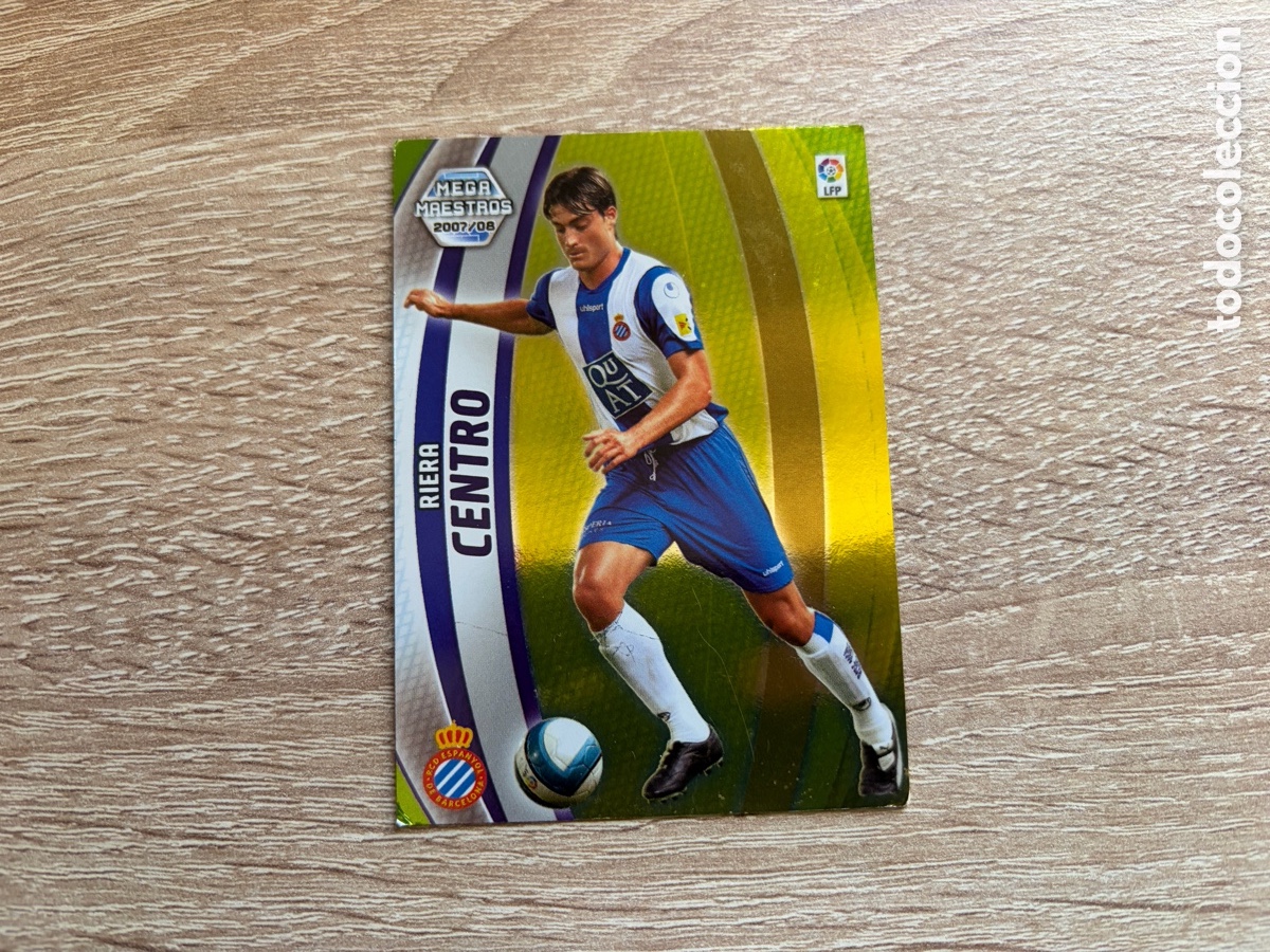 Cromos de f&uacute;tbol: 406 RIERRA MEGA MAESTROS RCD ESPANYOL PANINI MEGACRACKS 2007 2008 07 08