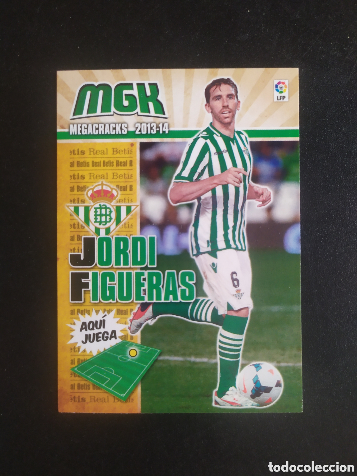 Cromos de f&uacute;tbol: Megacracks 2013 2014 13 14 panini Jordi Figueras fichaje n&deg; 477 Real Betis