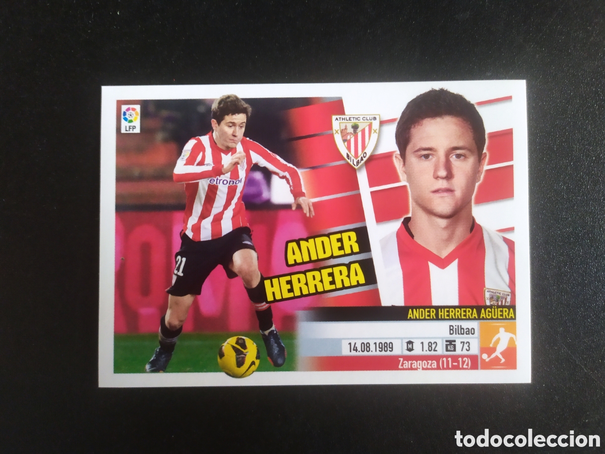 Cromos de f&uacute;tbol: Liga este 2013 2014 13 14 panini Ander Herrera n&ordm; 12 Athletic Bilbao