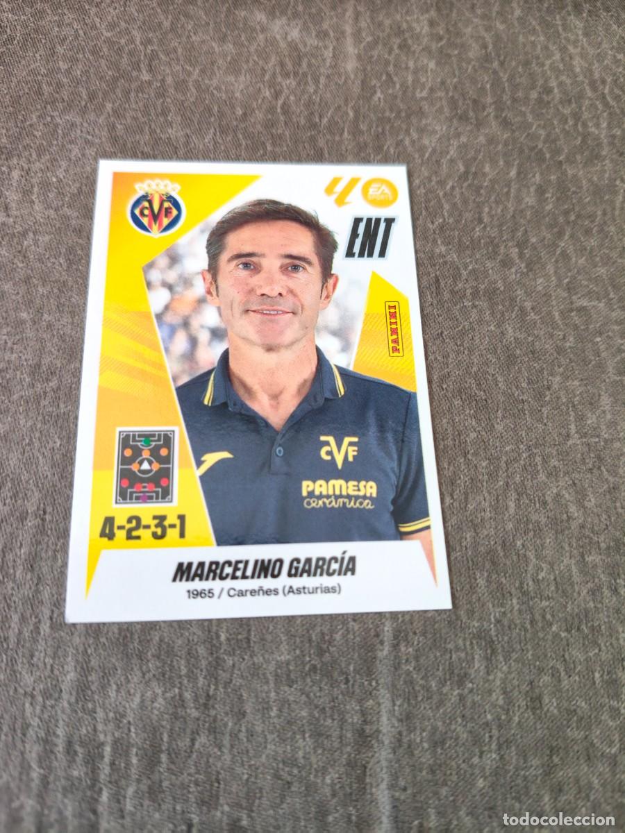 Cromos de f&uacute;tbol: Cromo 2 MARCELINO GARC&Iacute;A VILLARREAL CF. Colecci&oacute;n LALIGA F&uacute;tbol 2025-2026 PANINI Nuevo