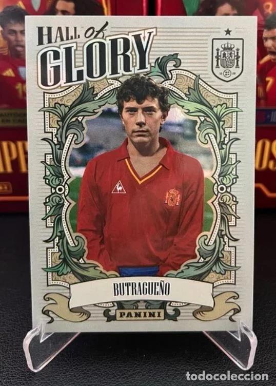 Cromos de f&uacute;tbol: Emilio Butrague&ntilde;o #HG2 Insert Hall of Glory Panini Tributo Selecci&oacute;n Espa&ntilde;ola 2026