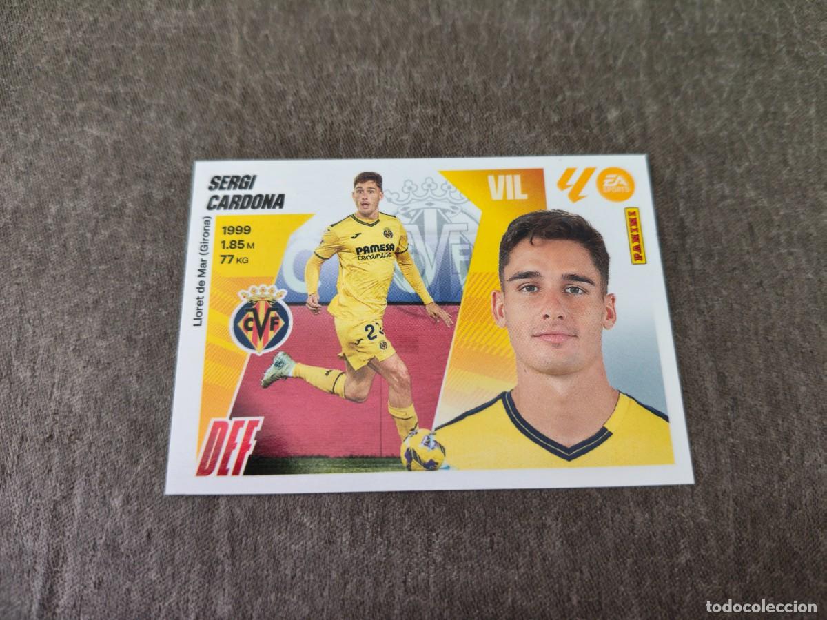 Cromos de f&uacute;tbol: Cromo 9 SERGI CARDONA VILLARREAL CF. Colecci&oacute;n LALIGA F&uacute;tbol 2025-2026 PANINI Nuevo