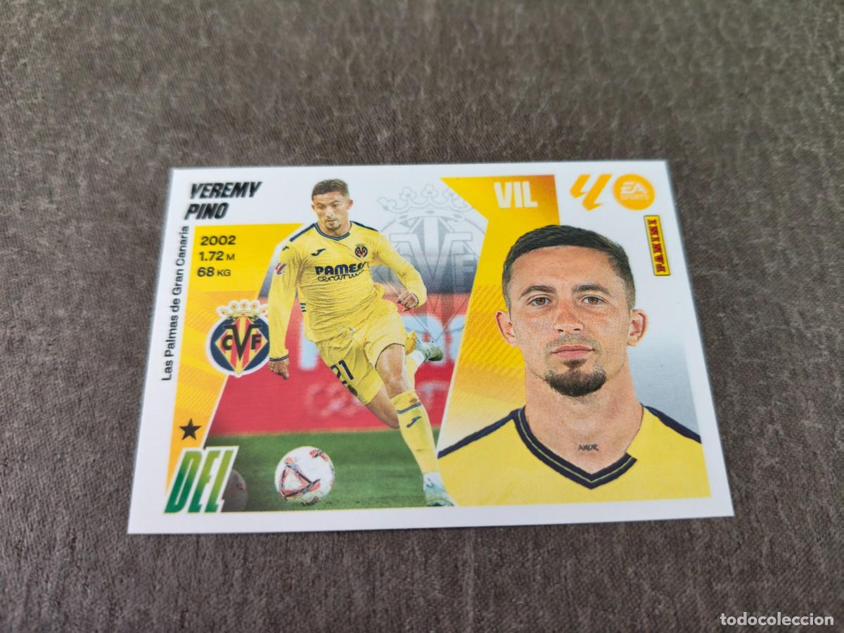 Fu&szlig;ball-Sticker: Cromo 15 YEREMY PINO VILLARREAL CF. Colecci&oacute;n LALIGA F&uacute;tbol 2025-2026 PANINI Nuevo