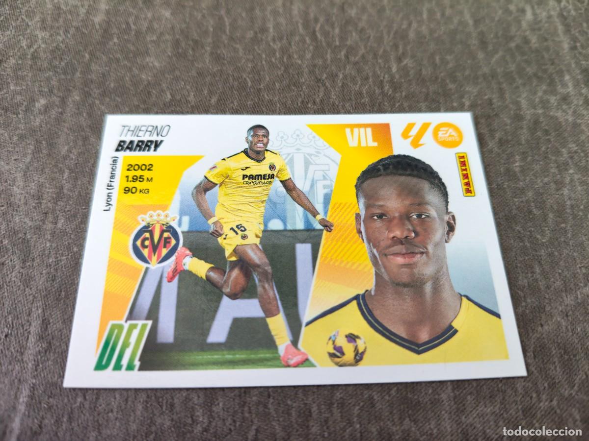Fu&szlig;ball-Sticker: Cromo 20 THIERNO BARRY VILLARREAL CF. Colecci&oacute;n LALIGA F&uacute;tbol 2025-2026 PANINI Nuevo