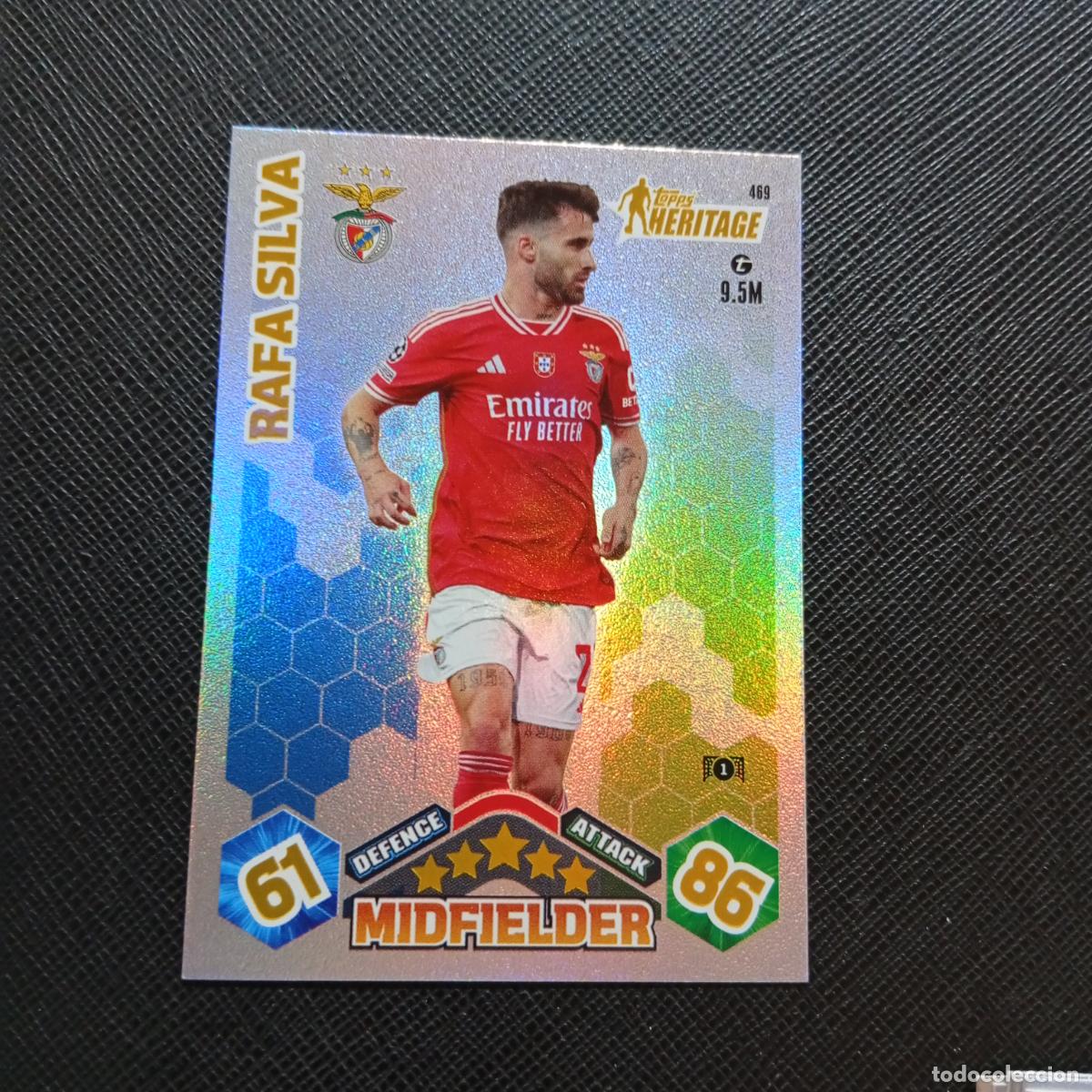 Cromos de f&uacute;tbol: 469 RAFA SILVA BENFICA TOPPS MATCH ATTAX 2023 2024 FUTBOL CROMO 23 24 - A217 PG52