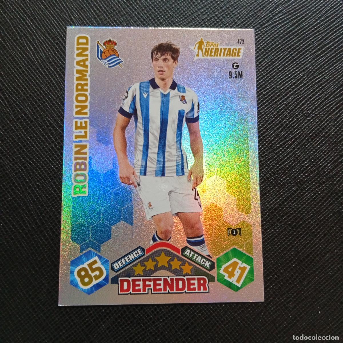 Cromos de f&uacute;tbol: 472 LE NORMAND REAL SOCIEDAD TOPPS MATCH ATTAX 2023 2024 FUTBOL CROMO 23 24 - A217 PG52