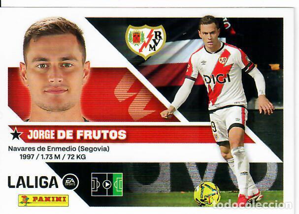 Cromos de f&uacute;tbol: CROMO PANINI LIGA ESTE 26 27 - N&ordm; 16 - DE FRUTOS - RAYO VALLECANO