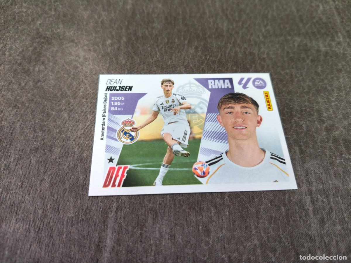 Cromos de f&uacute;tbol: Cromo 1 DEAN HUIJSEN REAL MADRID &Uacute;LTIMOS FICHAJES. Colecci&oacute;n LALIGA F&uacute;tbol 2025-2026 PANINI Nuevo