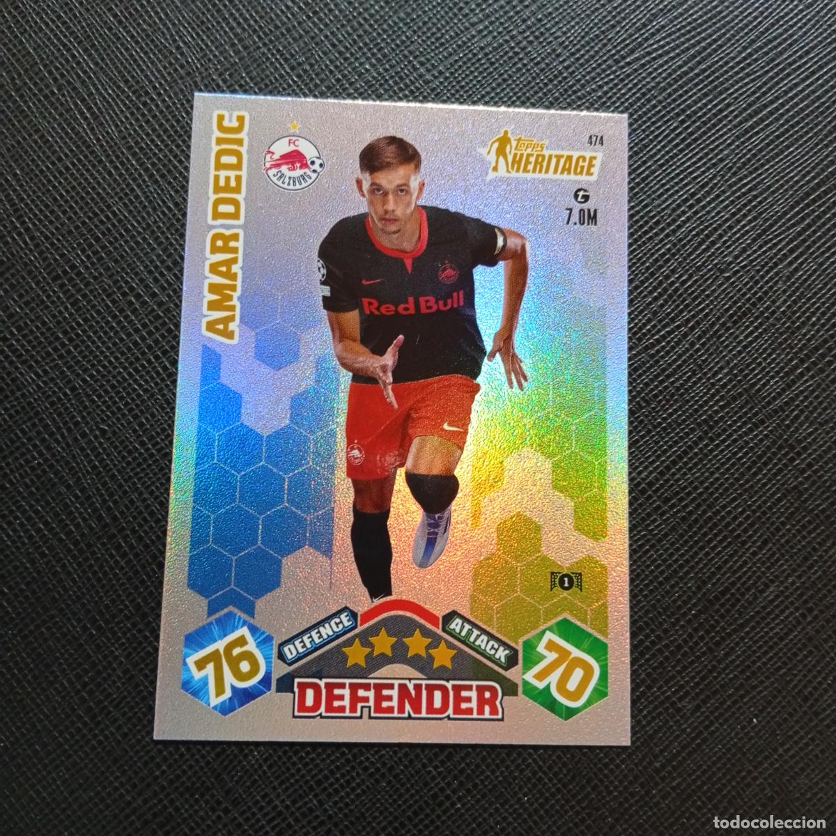 Cromos de f&uacute;tbol: 474 AMAR DEDIC SALZBURG TOPPS MATCH ATTAX 2023 2024 FUTBOL CROMO 23 24 - A217 PG53