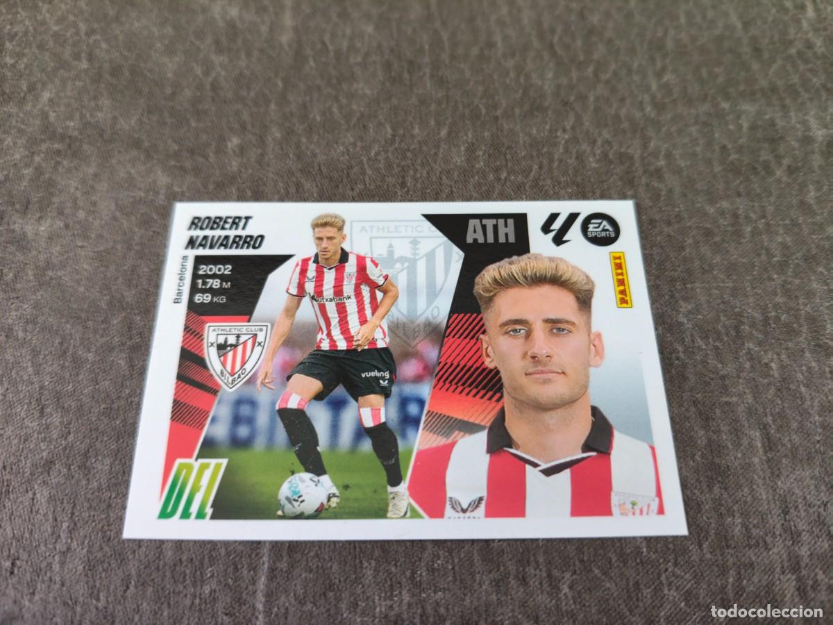 Cromos de f&uacute;tbol: Cromo 4 ROBERT NAVARRO ATHLETIC CLUB &Uacute;LTIMOS FICHAJES Colecci&oacute;n LALIGA F&uacute;tbol 2025-2026 PANINI Nuevo