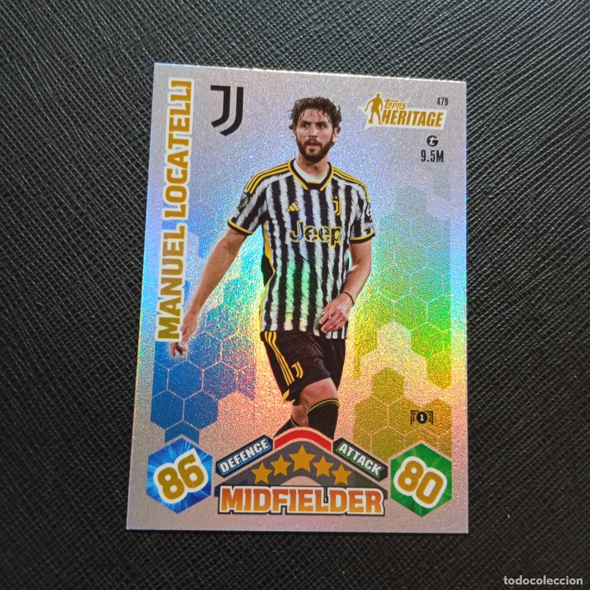 Cromos de f&uacute;tbol: 479 LOCATELLI JUVENTUS TOPPS MATCH ATTAX 2023 2024 FUTBOL CROMO 23 24 - A217 PG53