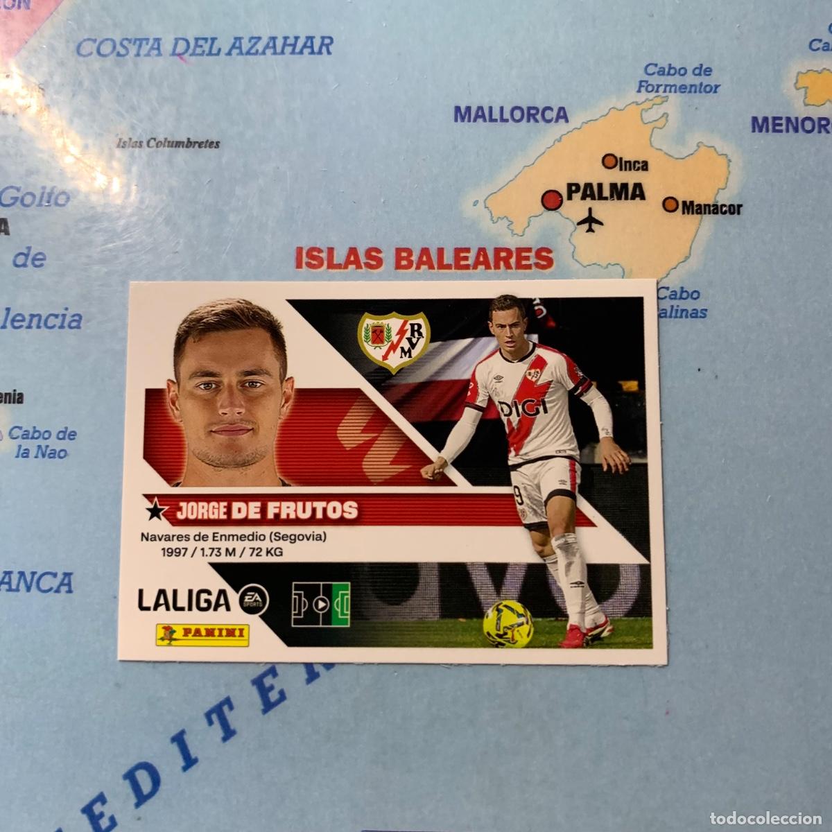 Cromos de f&uacute;tbol: De frutos n&uacute;mero 16 del rayo vallecano cromo liga este 26-27 2026-2027