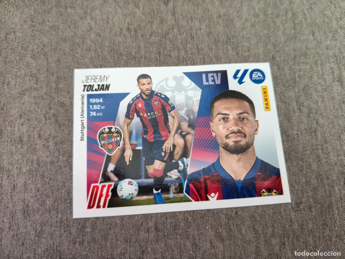 Cromos de f&uacute;tbol: Cromo 6 JEREMY TOLJAN LEVANTE UD &Uacute;LTIMOS FICHAJES. Colecci&oacute;n LALIGA F&uacute;tbol 2025-2026 PANINI Nuevo