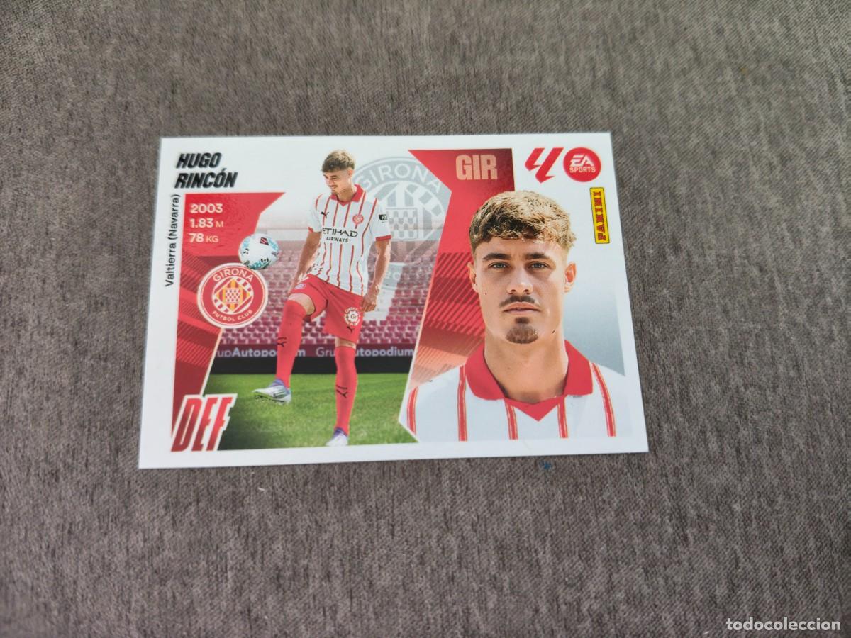 Cromos de f&uacute;tbol: Cromo 13 HUGO RINC&Oacute;N GIRONA FC &Uacute;LTIMOS FICHAJES. Colecci&oacute;n LALIGA F&uacute;tbol 2025-2026 PANINI Nuevo