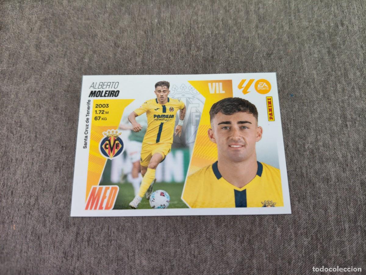 Cromos de f&uacute;tbol: Cromo 15 ALBERTO MOLEIRO VILLARREAL &Uacute;LTIMOS FICHAJES. Colecci&oacute;n LALIGA F&uacute;tbol 2025-2026 PANINI Nuevo