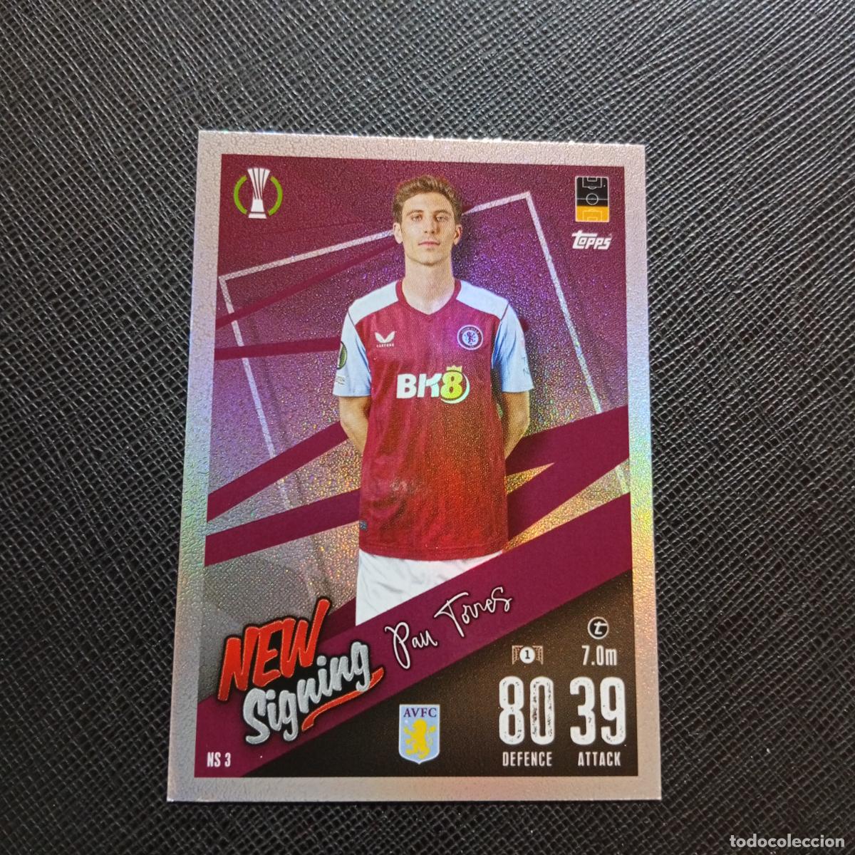 Cromos de f&uacute;tbol: NS 3 PAU TORRES ASTON VILLA TOPPS MATCH ATTAX 2023 2024 FUTBOL CROMO 23 24 - A217 PG55