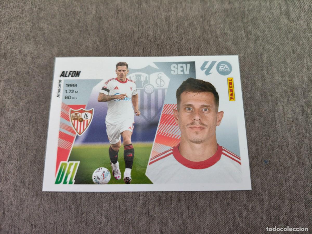 Cromos de f&uacute;tbol: Cromo 16 ALFON SEVILLA FC &Uacute;LTIMOS FICHAJES. Colecci&oacute;n LALIGA F&uacute;tbol 2025-2026 PANINI Nuevo