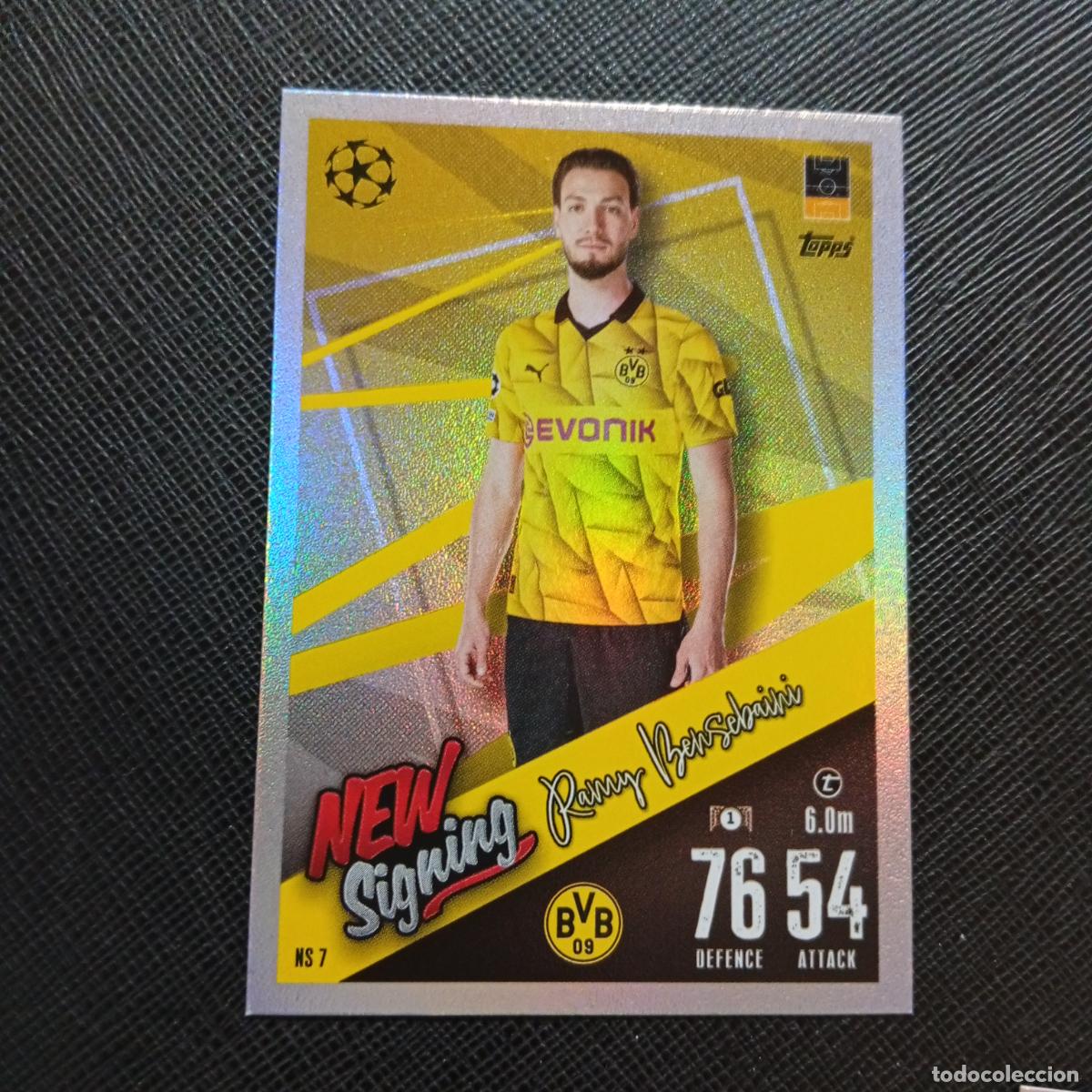 Cromos de f&uacute;tbol: NS 7 RAMY BENSEBAINI BORUSSIA TOPPS MATCH ATTAX 2023 2024 FUTBOL CROMO 23 24 - A217 PG55
