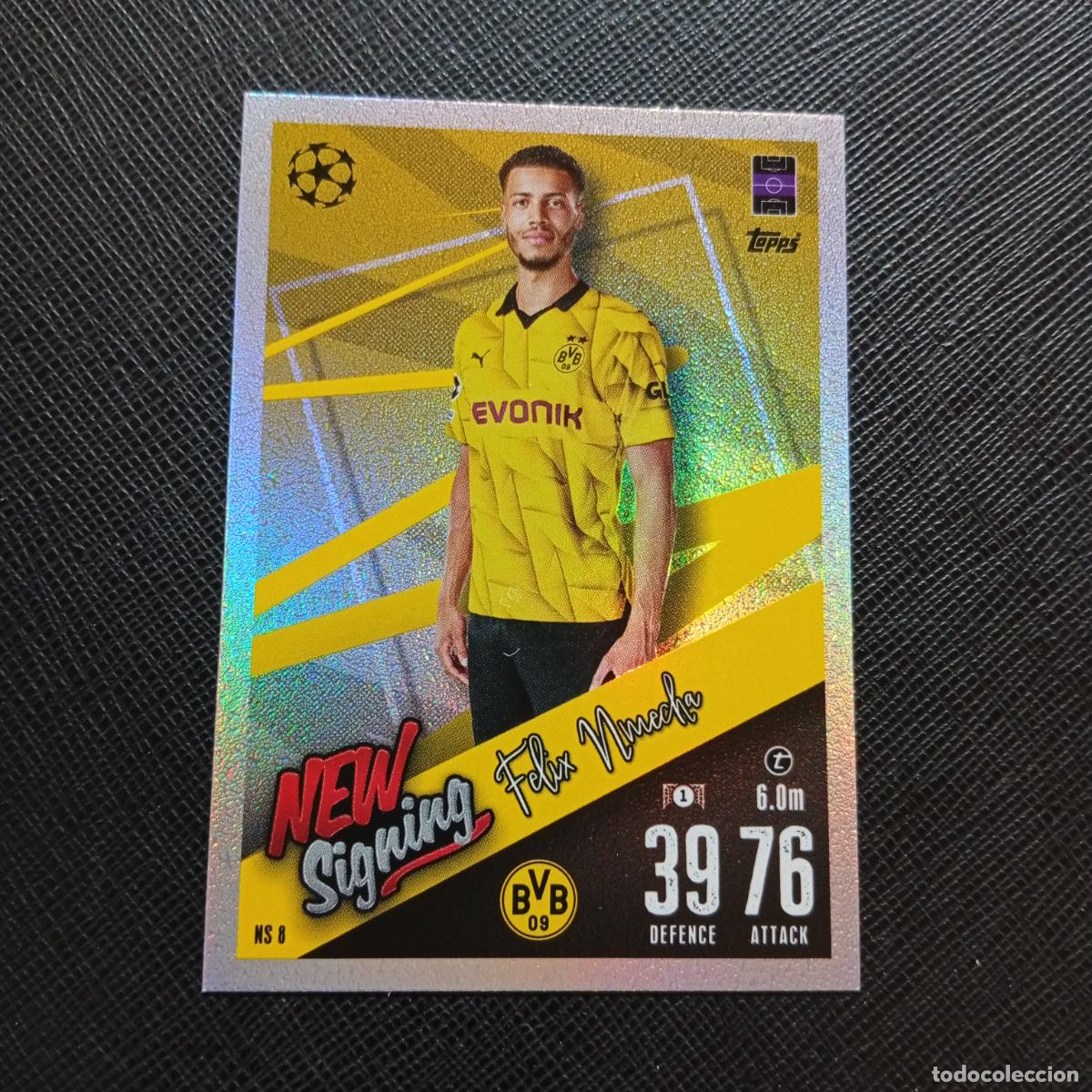 Cromos de Futebol: NS 8 FELIX NMECHA BORUSSIA TOPPS MATCH ATTAX 2023 2024 FUTBOL CROMO 23 24 - A217 PG55