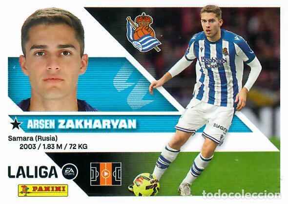 Cartes &agrave; collectionner de Football: CROMO PANINI LIGA ESTE 26 27 - N&ordm; 13 B - ZAKHARYAN - R. SOCIEDAD - 2&ordf; EDICI&Oacute;N