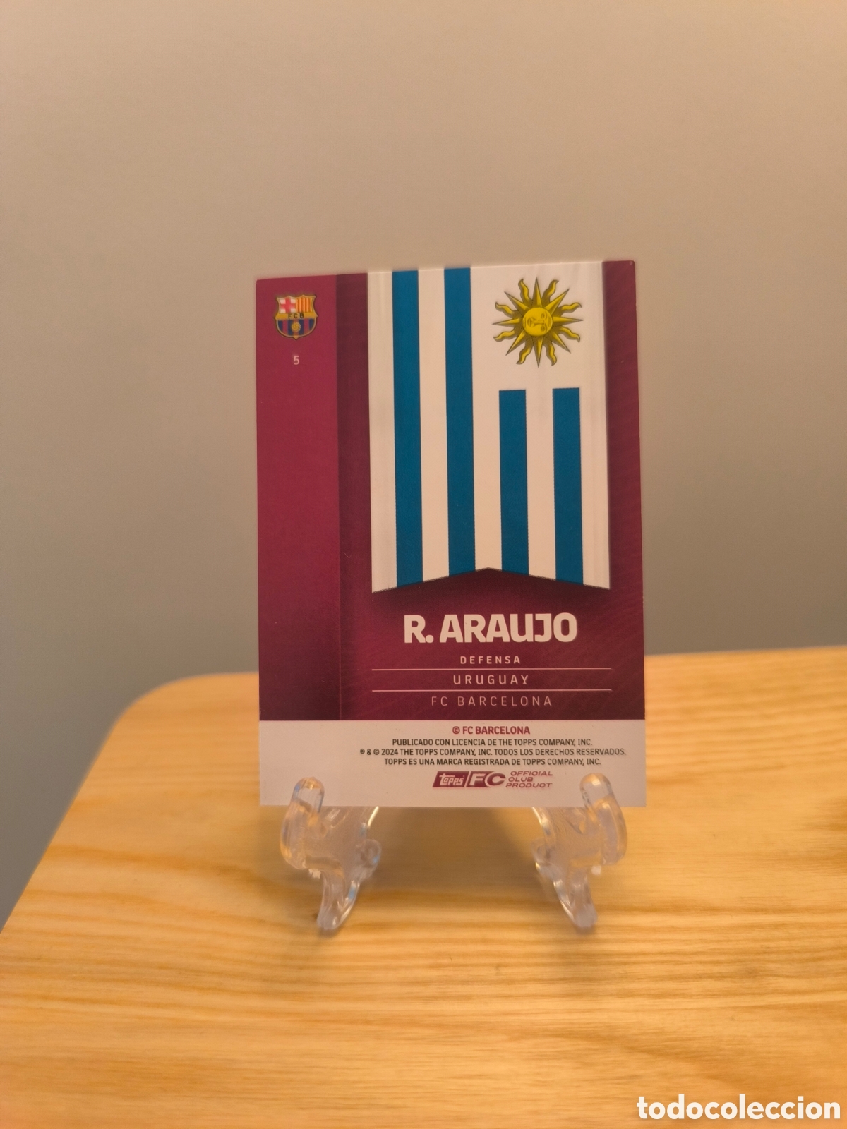 Cromos de f&uacute;tbol: Araujo Topps Barcelona - Foto 2