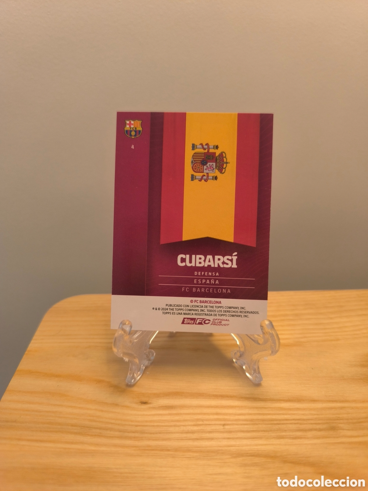 Cromos de f&uacute;tbol: Cubarsi Topps Barcelona - Foto 2