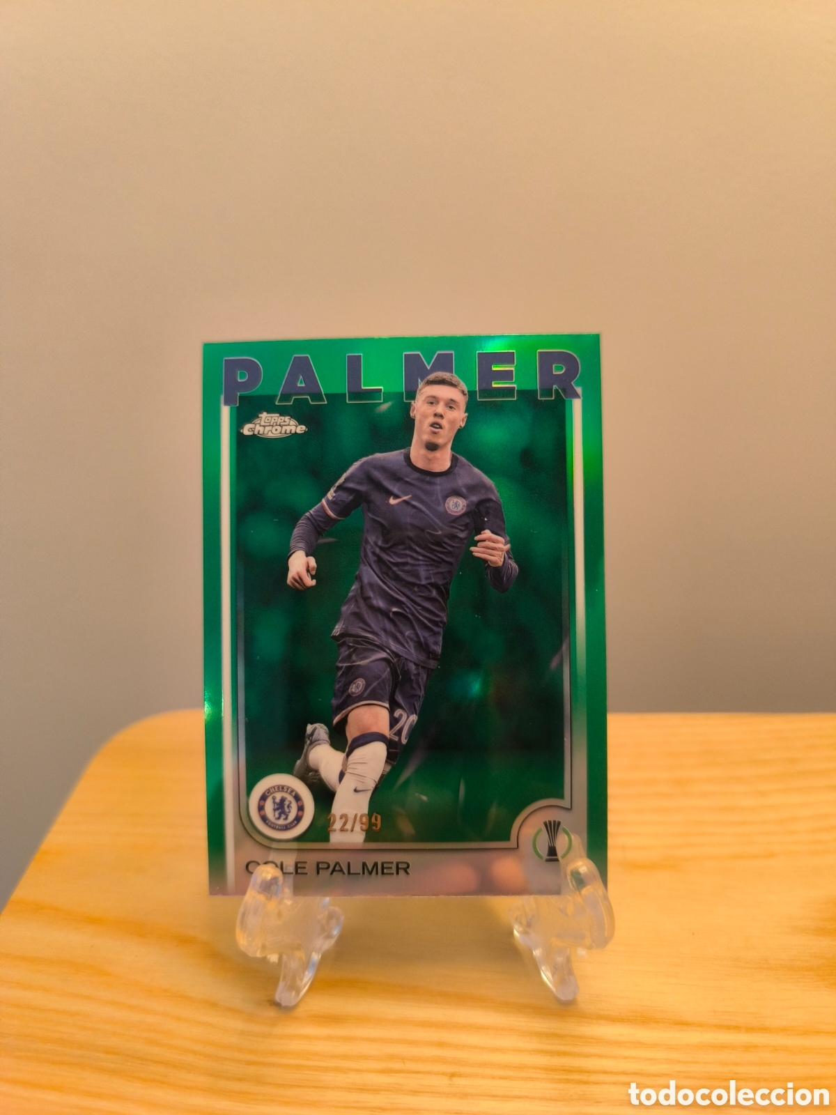 Cromos de f&uacute;tbol: Cole Palmer numerada /99 Topps Chrome Chelsea
