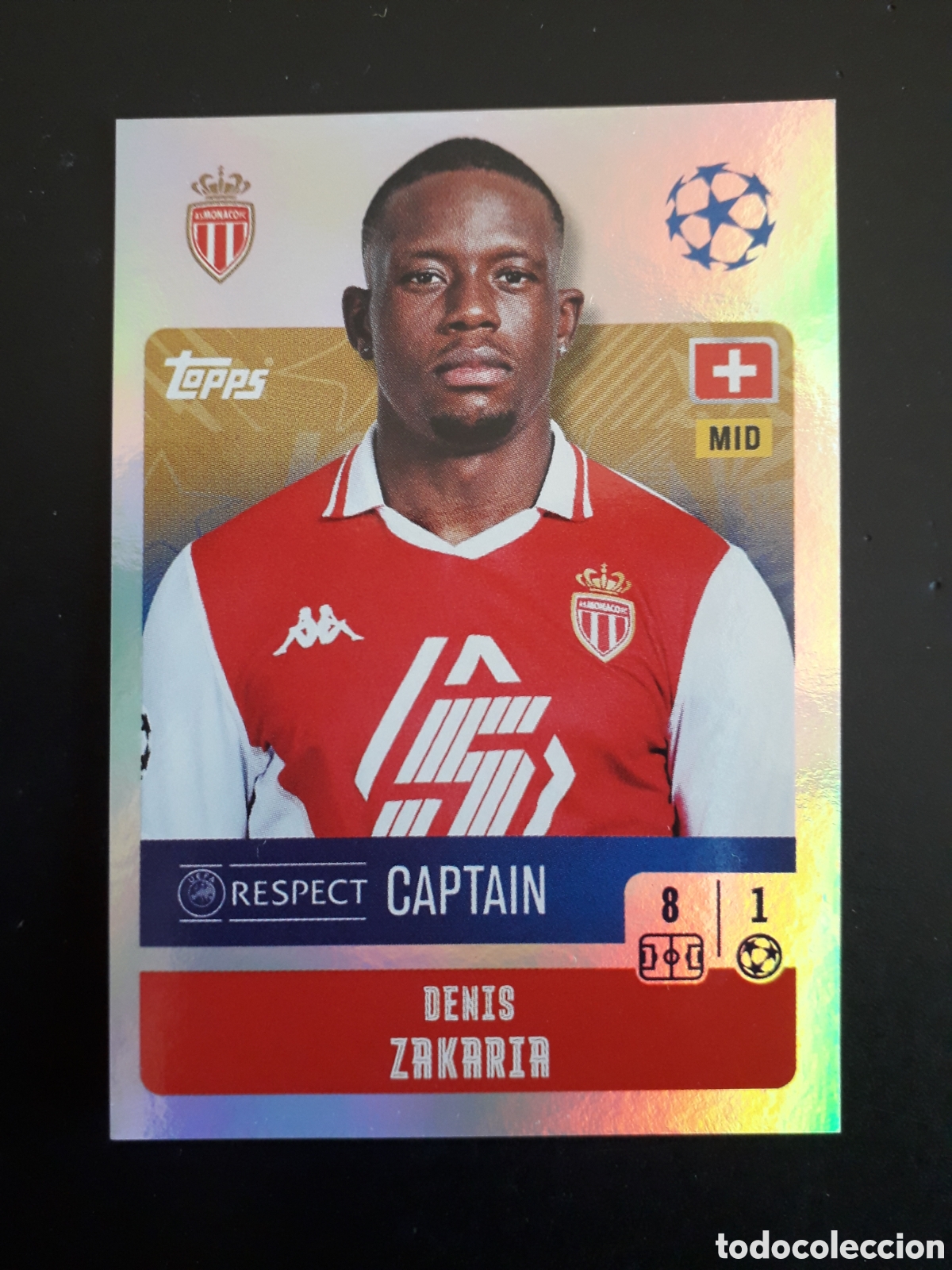 Cromos de f&uacute;tbol: ZAKARIA M&Oacute;NACO N&deg; 53 UEFA CHAMPIONS LEAGUE SEASON TOPPS 24 25 2024 2025 PEDIDO M&Iacute;NIMO 3&euro;