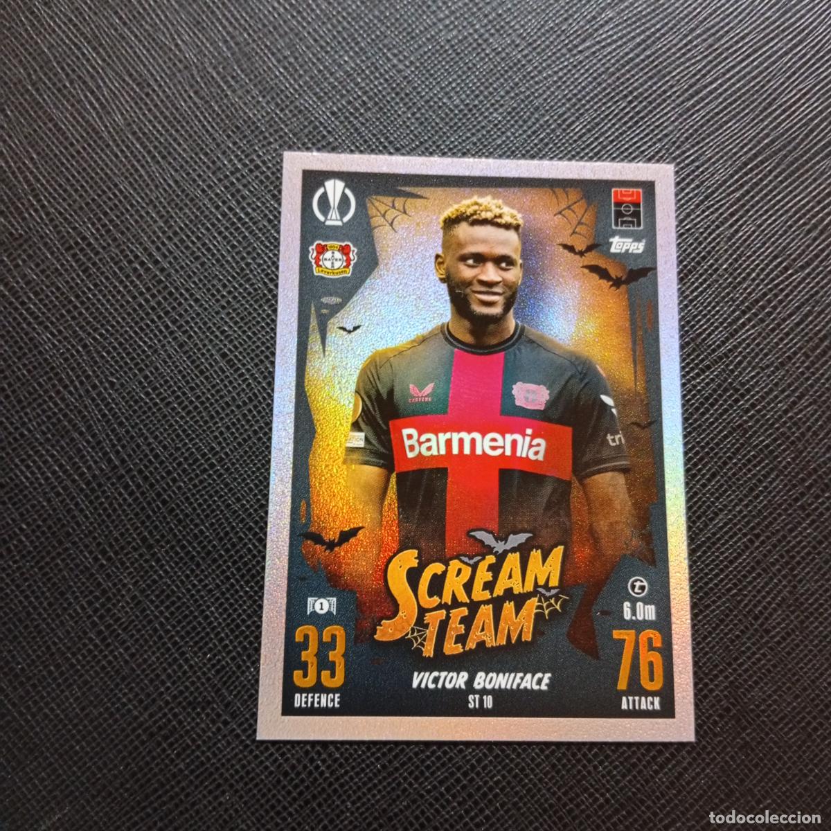 Cromos de f&uacute;tbol: ST 10 VICTOR BONIFACE LEVERKUSEN TOPPS MATCH ATTAX 2023 2024 FUTBOL CROMO 23 24 - A217 PG57