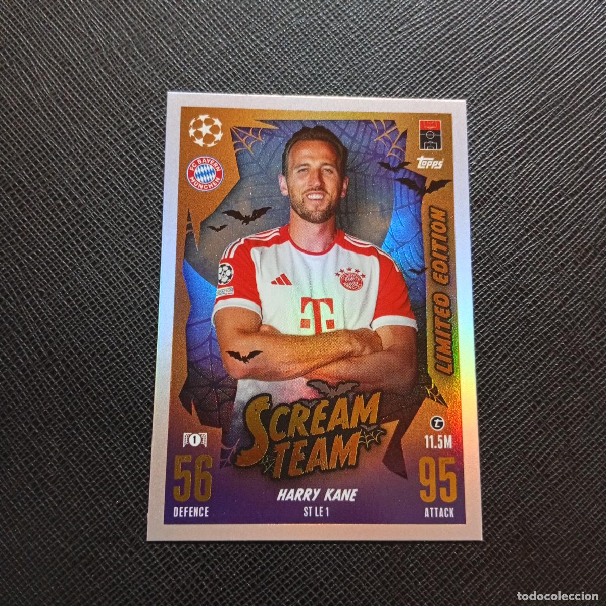 Cromos de f&uacute;tbol: HARRY KANE BAYERN MUNICH TOPPS MATCH ATTAX 2023 2024 FUTBOL CROMO 23 24 - A217 PG58 LIMITED EDITION