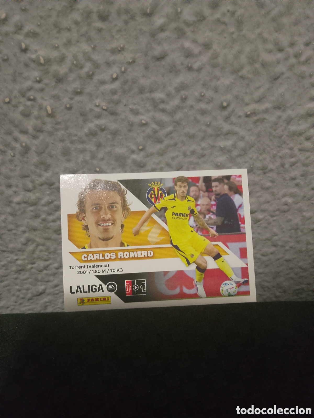 Cromos de f&uacute;tbol: Carlos Romero Villarreal &Uacute;ltimos fichajes 4 La Liga Este 26/27 2026 2027