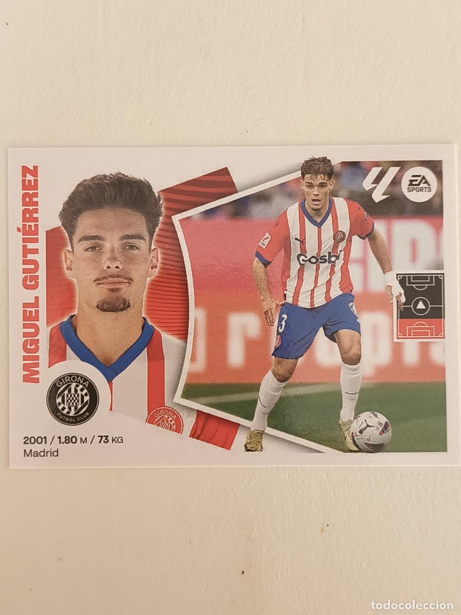 Cromos de f&uacute;tbol: #10 MIGUEL GUTIERREZ (GIRONA F.C.) LIGA 24/25 ESTE