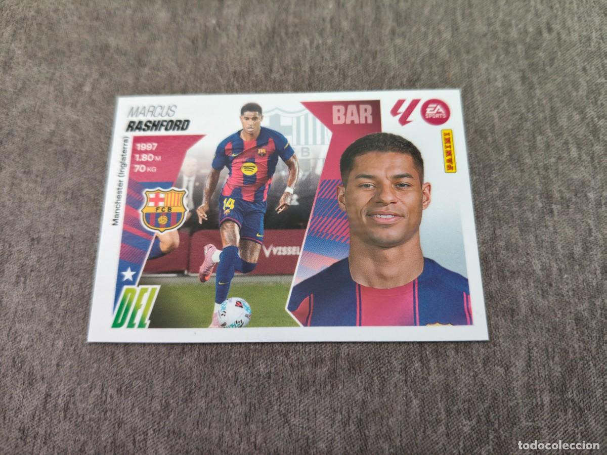 Cromos de f&uacute;tbol: Cromo 20 RASHFORD FC BARCELONA &Uacute;LTIMOS FICHAJES. Colecci&oacute;n LALIGA F&uacute;tbol 2025-2026 PANINI Nuevo