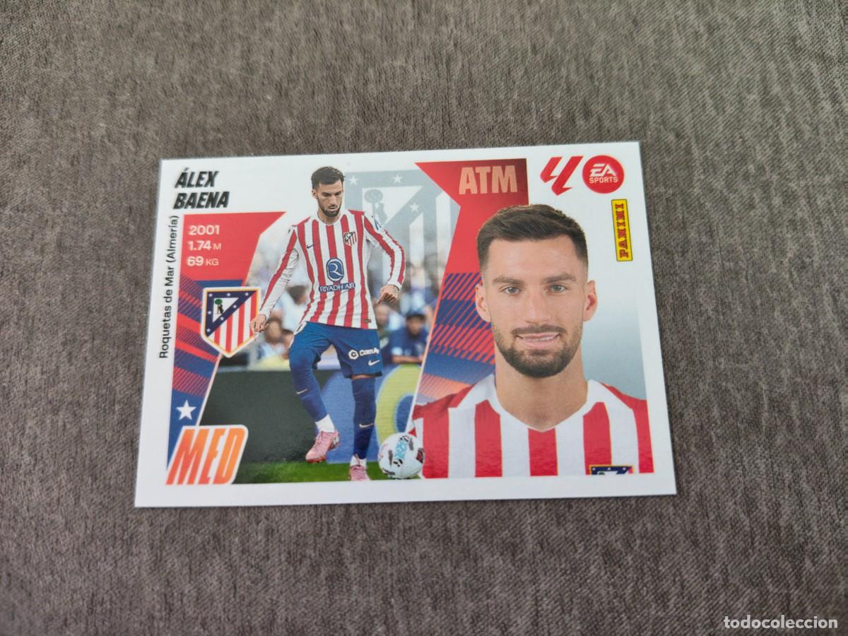Cromos de f&uacute;tbol: Cromo 24 &Aacute;LEX BAENA ATL&Eacute;TICO MADRID &Uacute;LTIMOS FICHAJES. Colecci&oacute;n LALIGA F&uacute;tbol 2025-2026 PANINI Nuevo