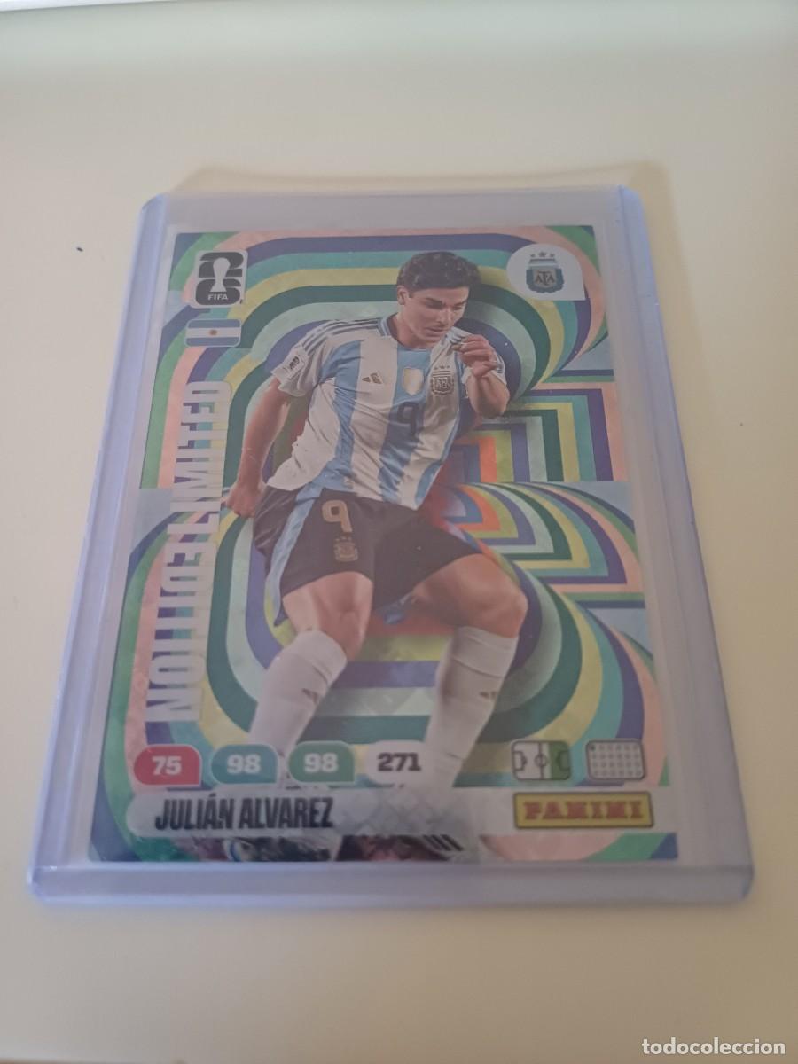 Cromos de f&uacute;tbol: EL-SP ARG JULIAN &Aacute;LVAREZ Limited Edition Holograma