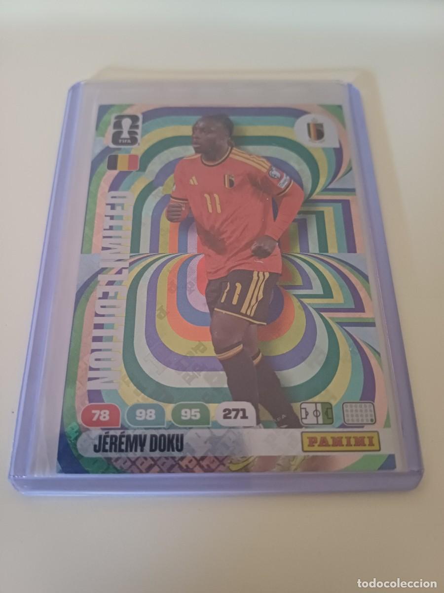 Cromos de f&uacute;tbol: EL-SP BEL DOKU Limited Edition Holograma