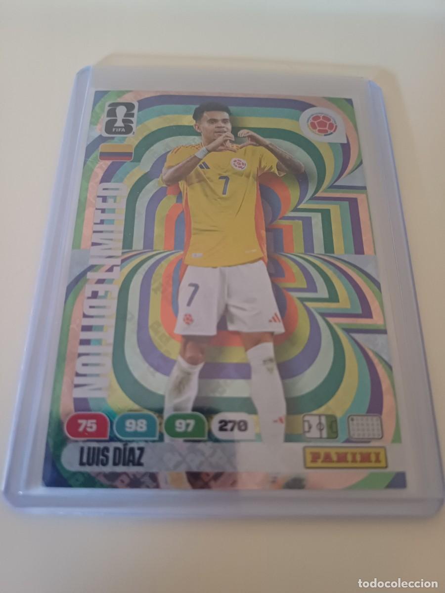 Cromos de f&uacute;tbol: EL-SP COL LUIS DIAZ Limited Edition Holograma