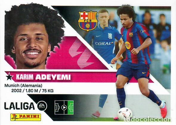 Cromos de f&uacute;tbol: CROMO PANINI LIGA ESTE 26 27 - FICHAJE N&ordm; 19 - ADEYEMI - BARCELONA - 2&ordf; EDICI&Oacute;N