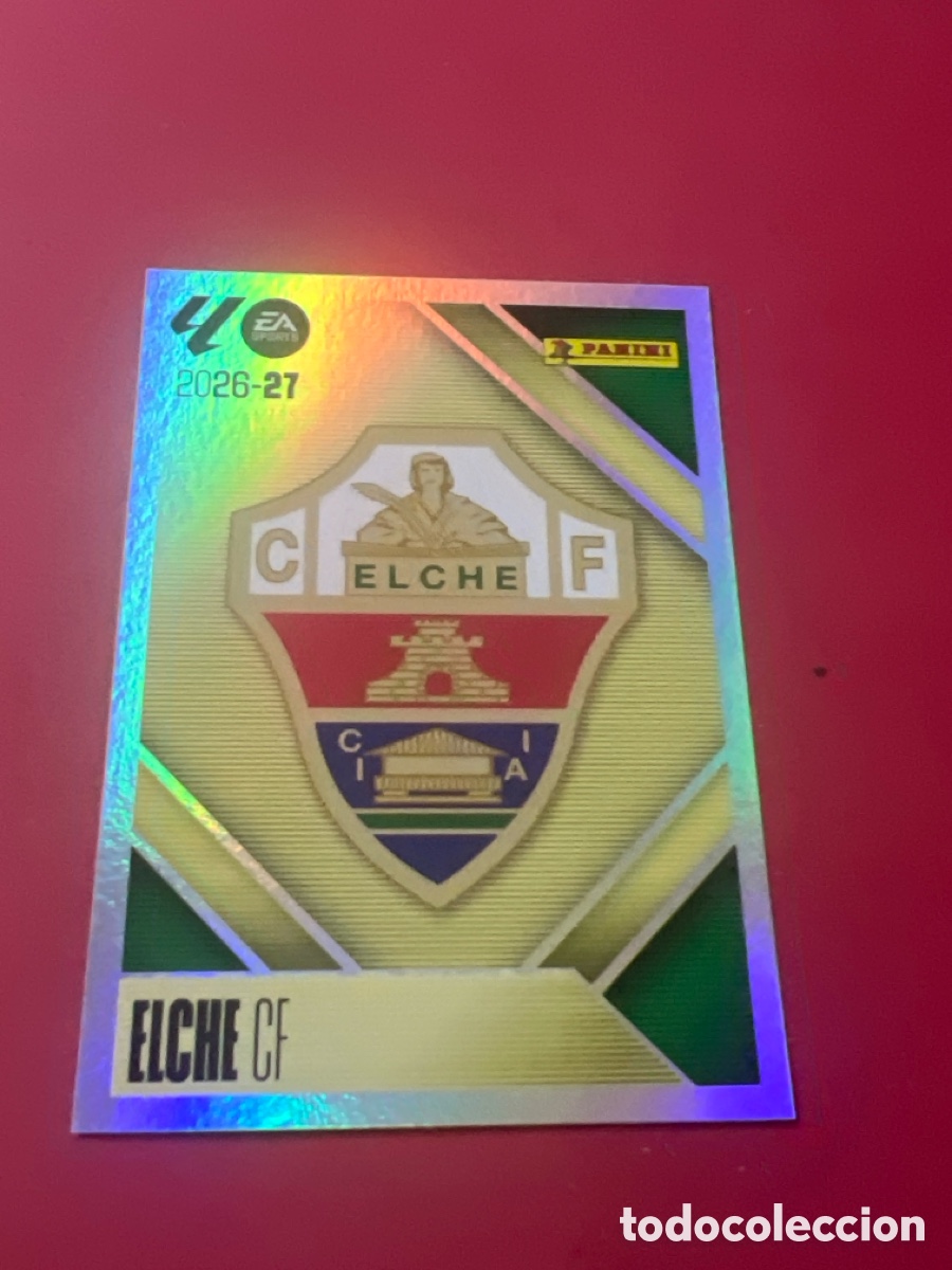 Cromos de f&uacute;tbol: C4433. Cromo Panini Liga Este 2026/2027 26/27 Elche escudo 1