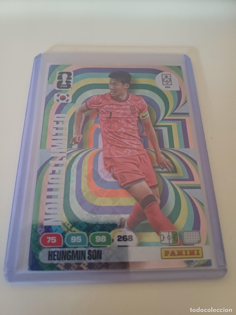 Cromos de f&uacute;tbol: EL-SP KOR SON Limited Edition Holograma