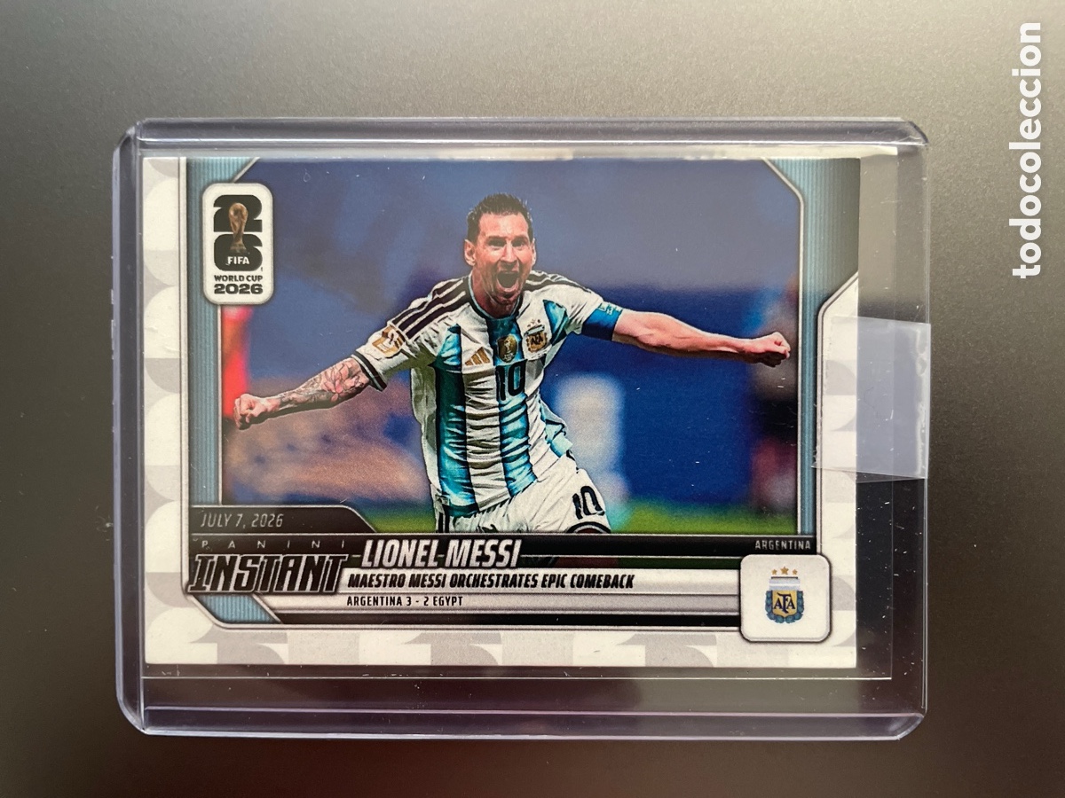 Cromos de f&uacute;tbol: Lionel Messi 217 Panini Instant FIFA World Cup 2026 Argentina