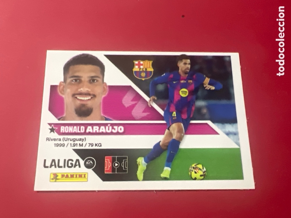 Cromos de f&uacute;tbol: C4458. FUTBOL - ESTE - 2026-2027 - 26-27 - BARCELONA - 6A - ARAUJO (NUEVO - SIN PEGAR)