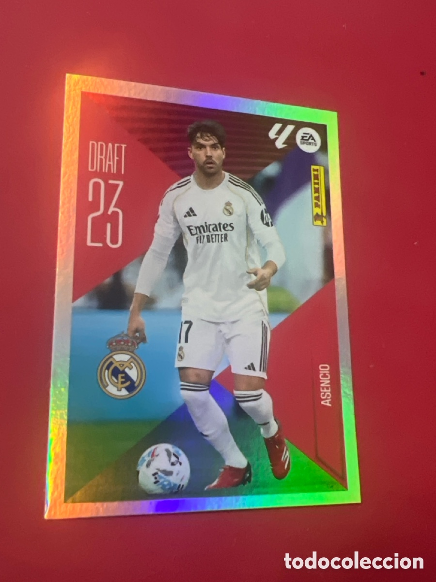 Cromos de f&uacute;tbol: C4461. Asencio 1 Real Madrid Draft 23 Liga Este 2026/27 26-27 Panini