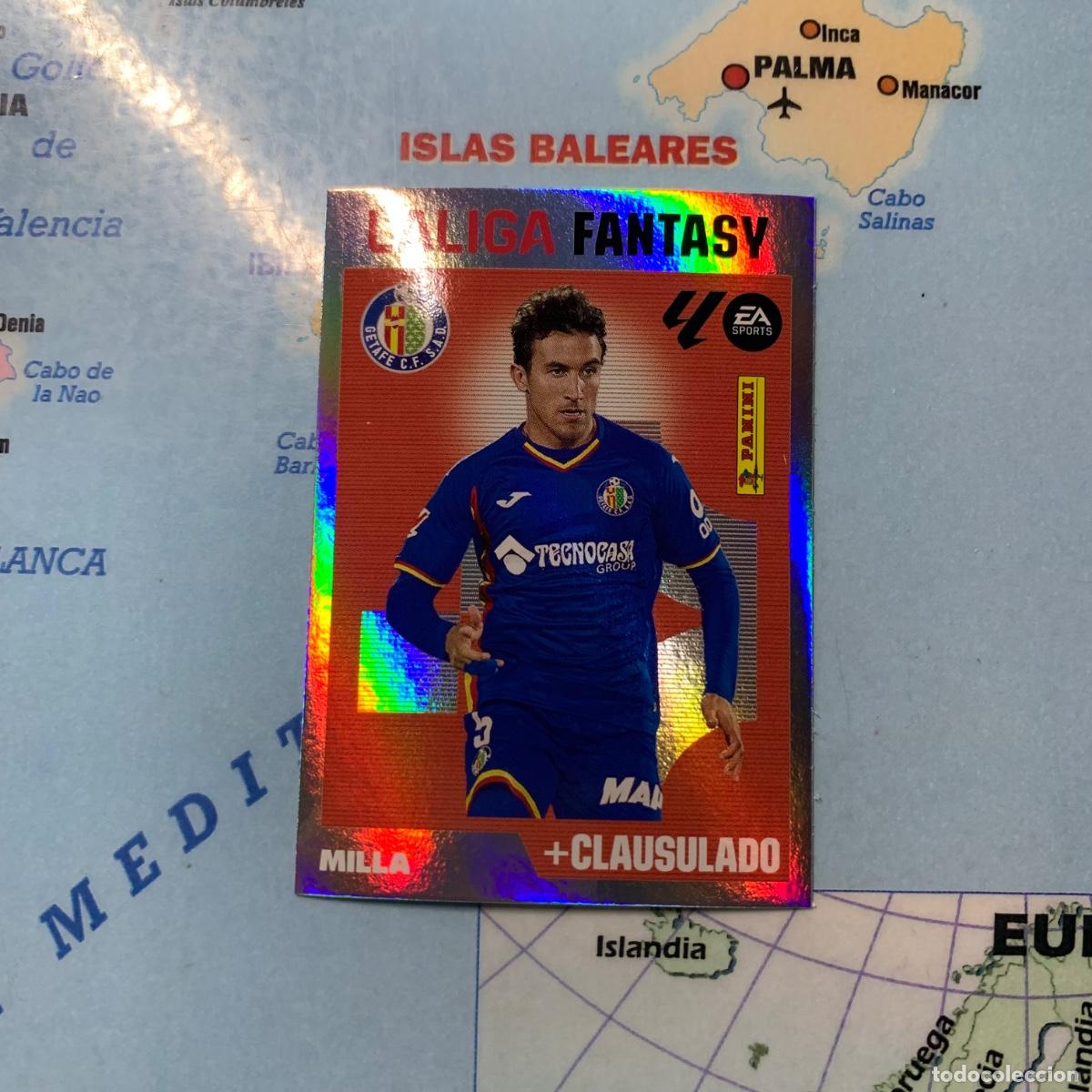 Football Stickers: Milla liga Fantasy n&uacute;mero 6 Del Getafe cromo de la liga este 26-27 2026-2027