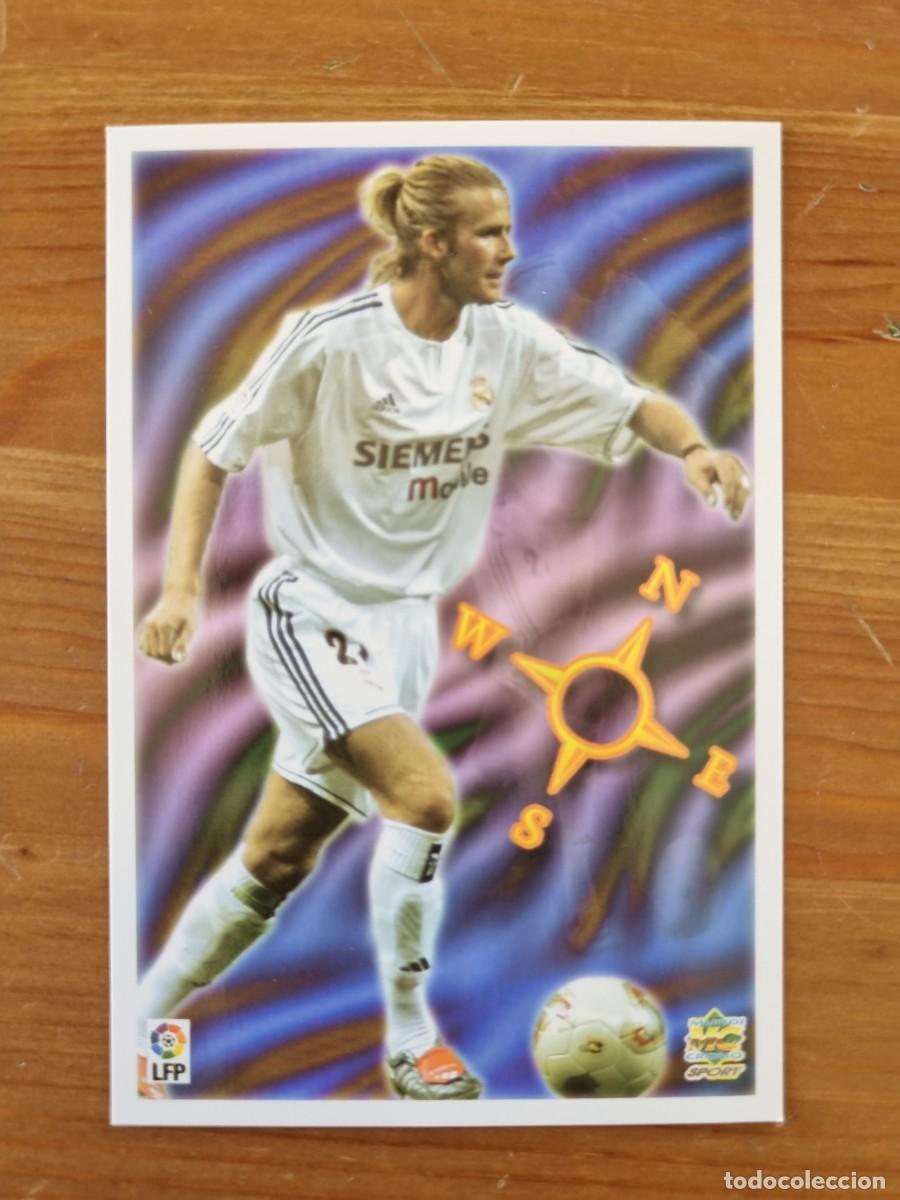 Football Stickers: 97 BECKHAM (Real Madrid CF). Top Liga 2004 (Mundicromo)