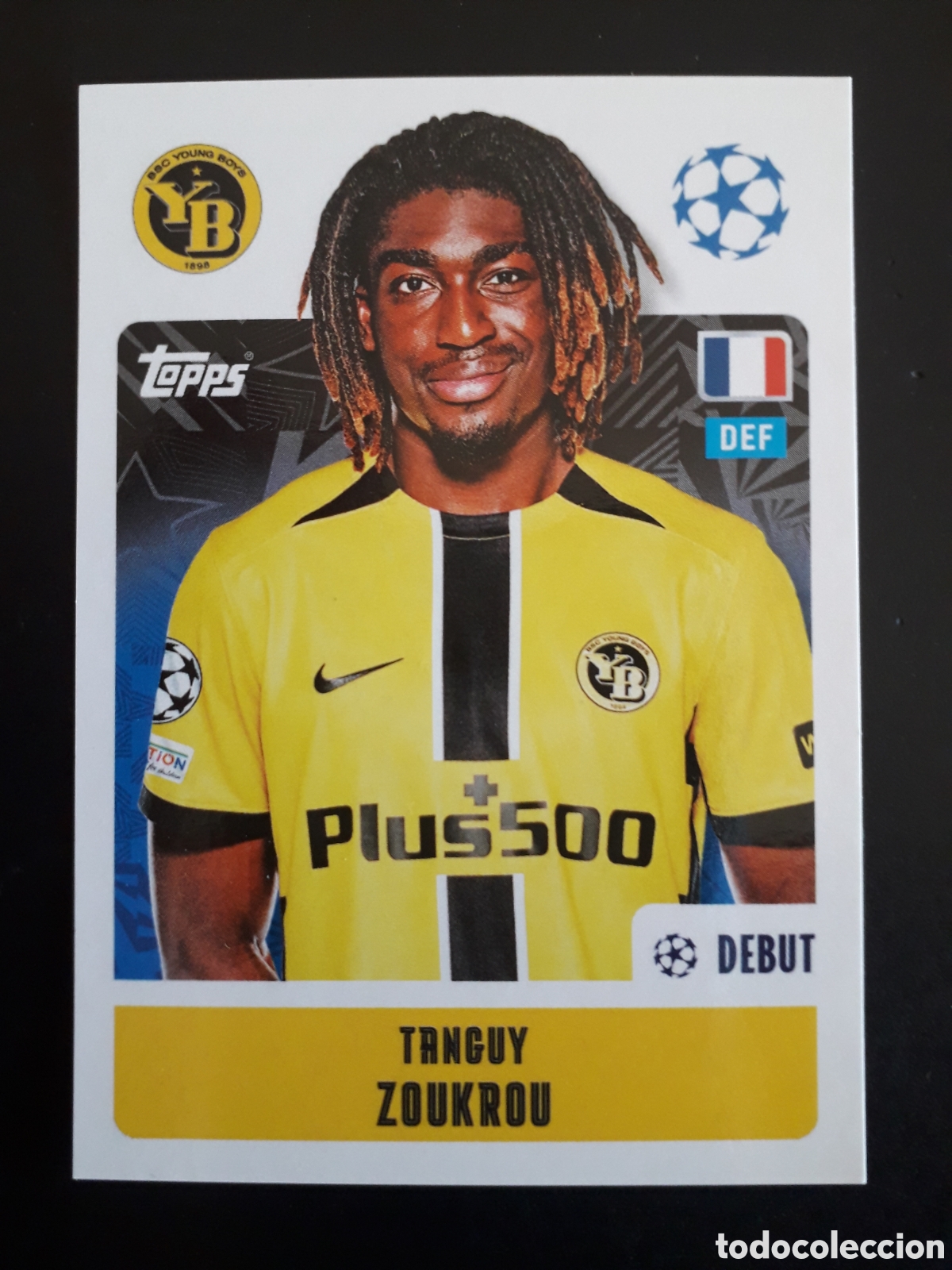 Football Stickers: ZAUKROU YOUNG BOYS N&deg; 435 UEFA CHAMPIONS LEAGUE SEASON TOPPS 24 25 2024 2025 PEDIDO M&Iacute;NIMO 3&euro;