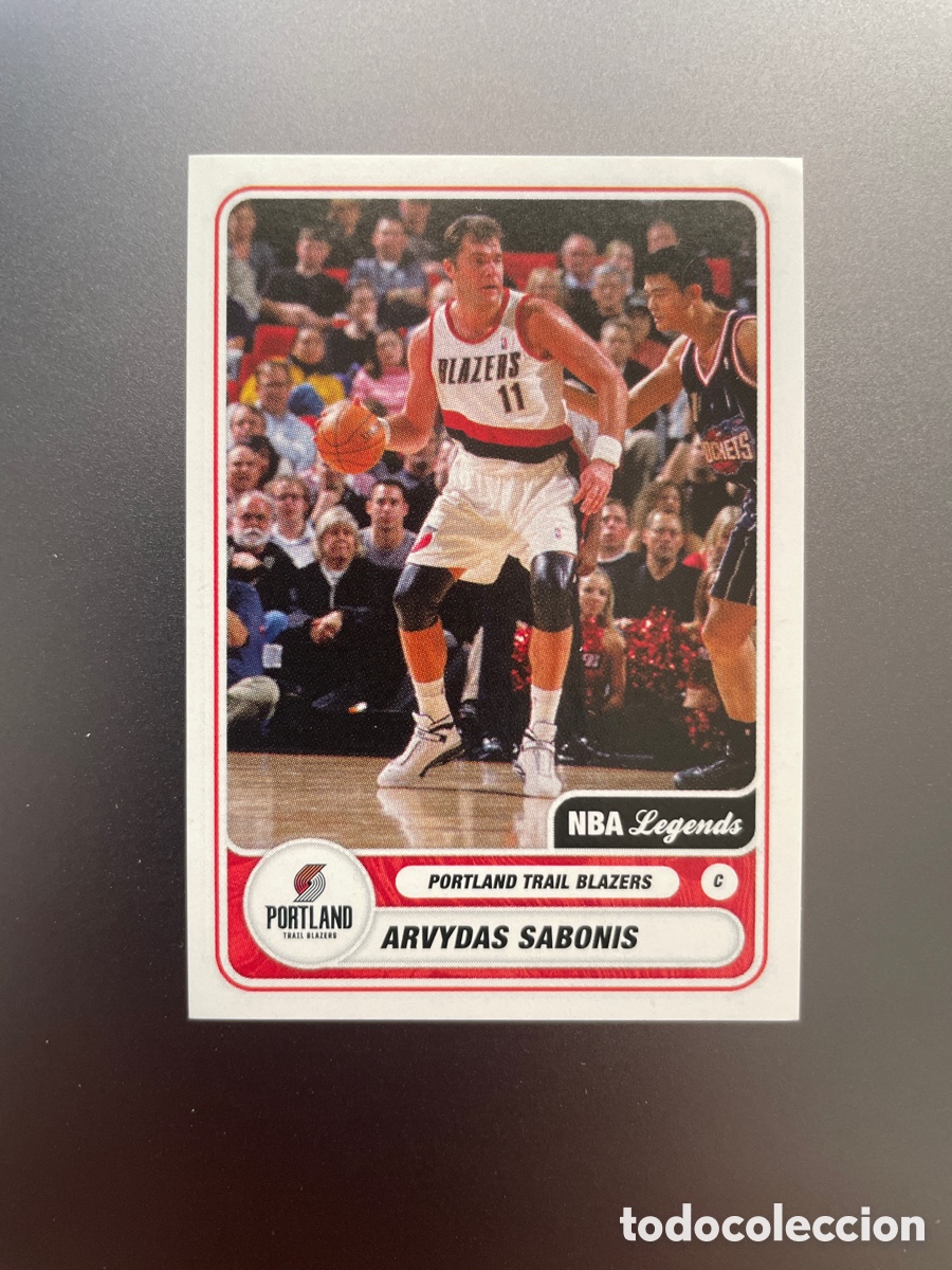 Cromos de f&uacute;tbol: Arvydas Sabonis 506 Panini Stickers NBA 2023 Portland Trail Blazers
